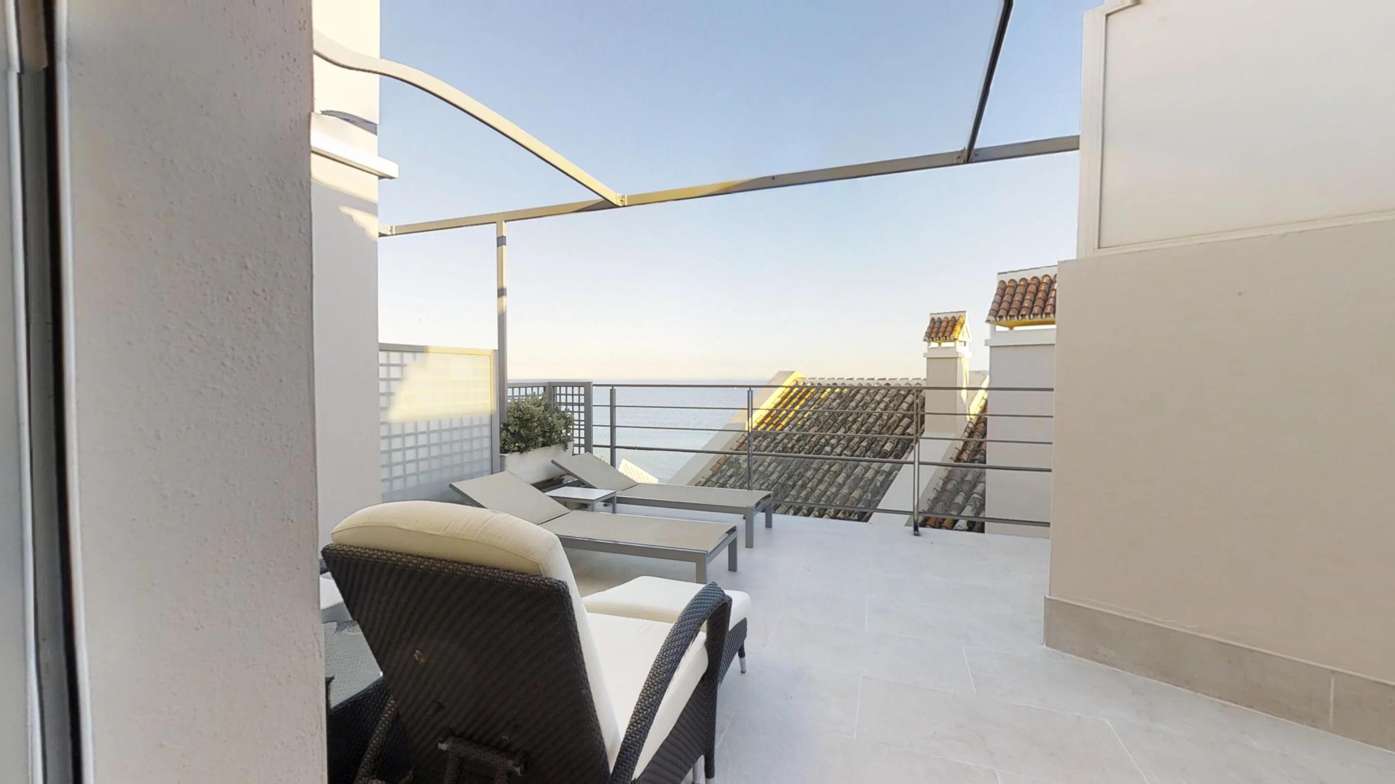 阿雷莎文奇精选精品水疗酒店 贝纳尔马德纳 外观 照片 3D rendering of a balcony
